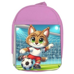 MOCHILA ROSA lince jugador...