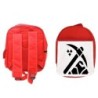 MOCHILA ROJA logo minero profesion mineria minerales escolar personalizado