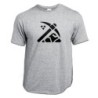 CAMISETA GRIS MEZCLA logo minero profesion mineria minerales moda verano personalizada