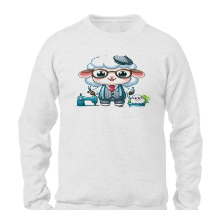 SUDADERA oveja sastre profesion sastreria moda personalizada