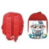 MOCHILA ROJA oveja sastre profesion sastreria moda escolar personalizado