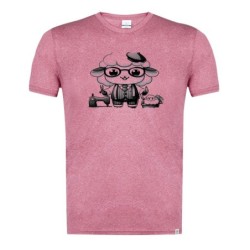 CAMISETA ROJA MEZCLA CON...