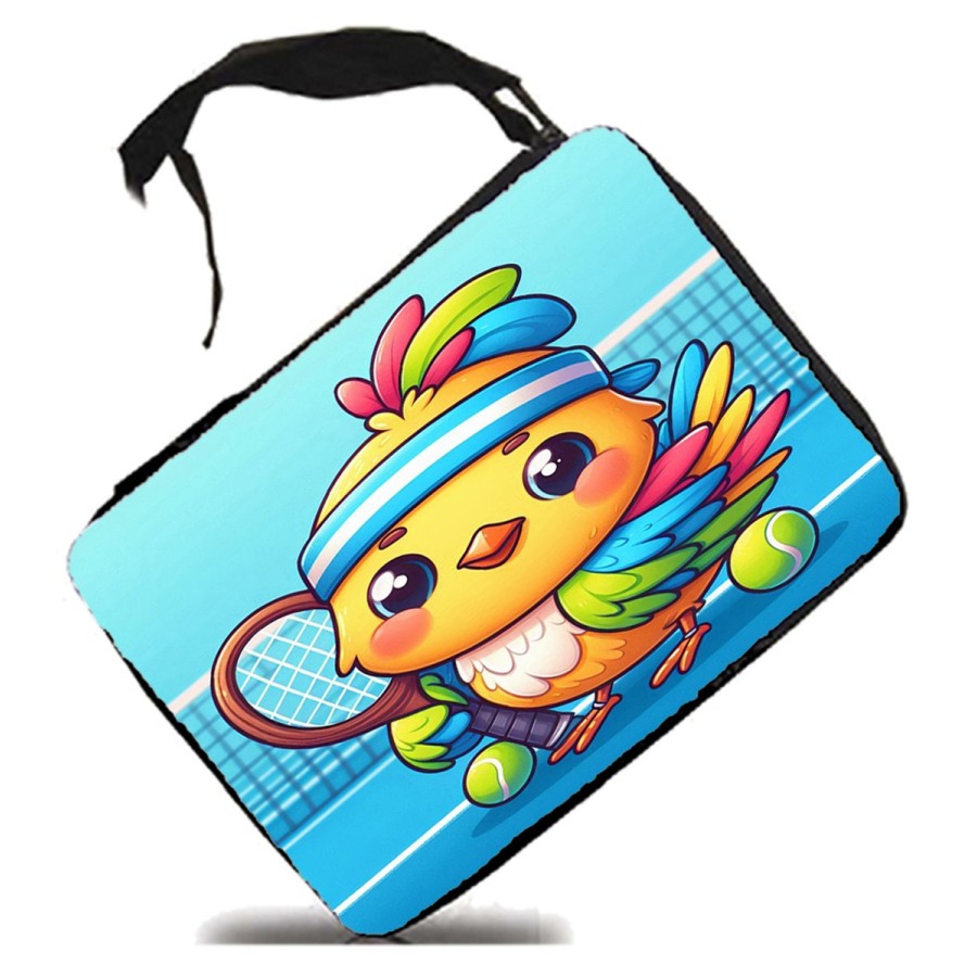 ESTUCHE pajaro tenista deporte tenis animal escolar case