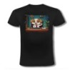 CAMISETA NEGRA perro alcalde profesion concejal politico moda verano personalizada