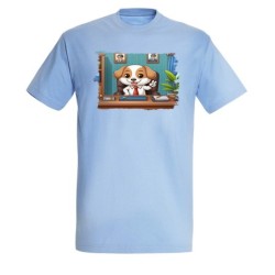 CAMISETA AZUL CIELO perro...