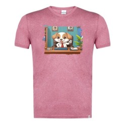CAMISETA ROJA MEZCLA perro...
