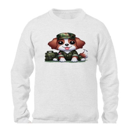 SUDADERA perro soldado profesion militar defensa personalizada