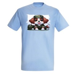 CAMISETA AZUL CIELO perro...