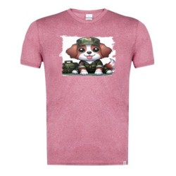 CAMISETA ROJA MEZCLA perro...