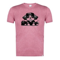CAMISETA ROJA MEZCLA CON...