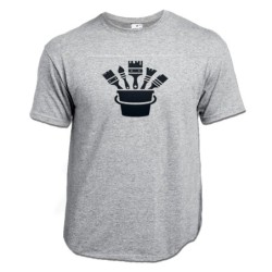 CAMISETA GRIS MEZCLA logo...