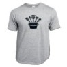CAMISETA GRIS MEZCLA logo pintor profesion pintura brochas moda verano personalizada