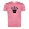 CAMISETA ROJA MEZCLA logo pintor profesion pintura brochas moda verano tshirt