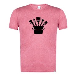 CAMISETA ROJA MEZCLA CON...