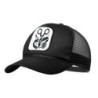 GORRA NEGRA CON REJILLA logo sastre profesion sastreria moda moda deporte