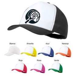 GORRA COLORES logo tenis...