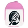 MOCHILA ROSA logo tenis deporte pelota raqueta escolar personalizado picnic excursión deporte