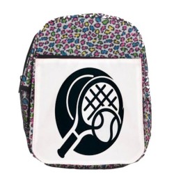 MOCHILA LUNARES ESTAMPADO logo tenis deporte pelota raqueta escolar personalizado picnic excursión deporte