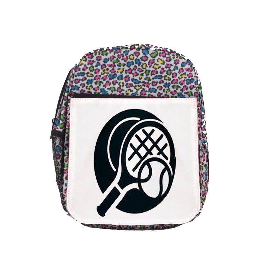 MOCHILA LUNARES ESTAMPADO logo tenis deporte pelota raqueta escolar personalizado picnic excursión deporte