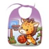 BABERO COLORES girafa jugador animal deporte baloncesto personalizado bebe