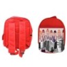 MOCHILA ROJA FAKE LOVE KOREA BTS CHICOS escolar personalizado