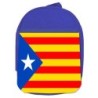 MOCHILA AZUL CATALUÑA BANDERA EMBLEMA LOGO escolar personalizado picnic excursión deporte