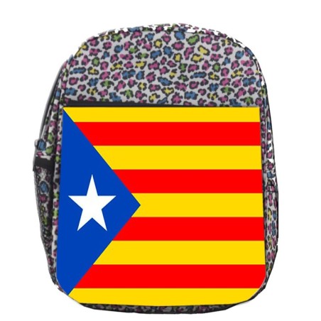 MOCHILA LUNARES ESTAMPADO CATALUÑA BANDERA EMBLEMA LOGO escolar personalizado picnic excursión deporte