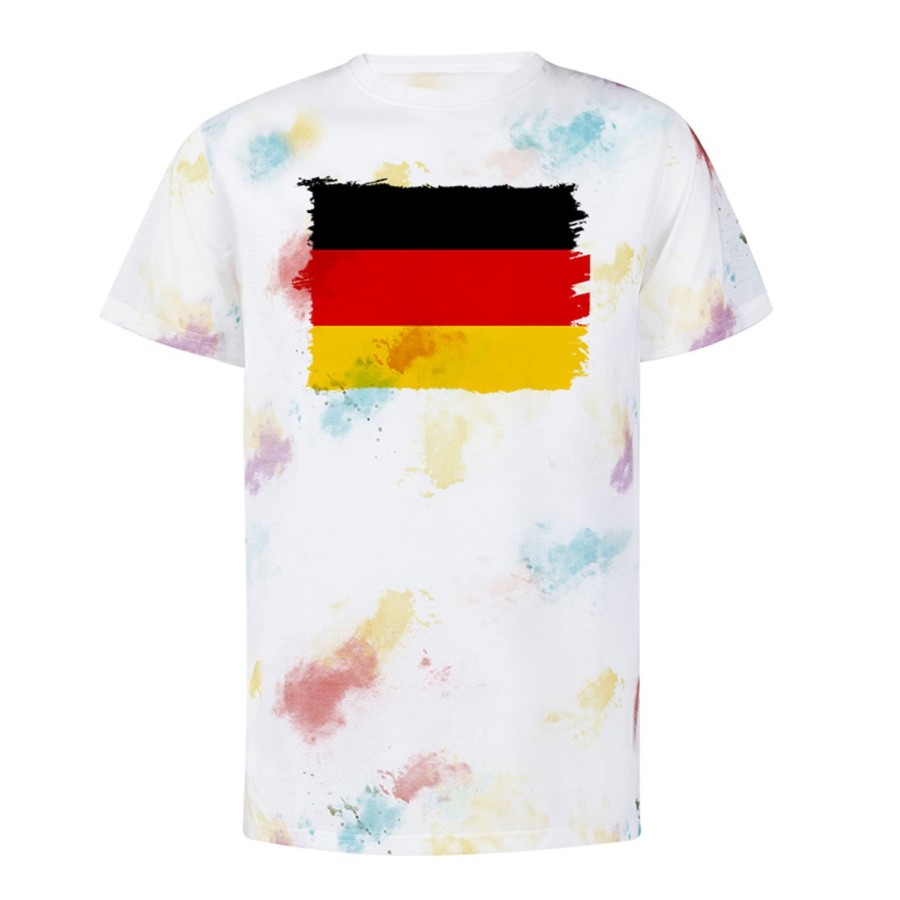 CAMISETA MARCAS COLORES ALEMANIA BANDERA NACIONAL personalizada