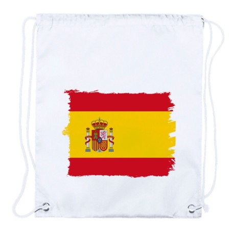 MOCHILA DE CUERDAS (SELECCIONE CANTIDAD) BANDERA ESPAÑA PAIS CONSTITUCION playa piscina excursion