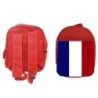 MOCHILA ROJA BANDERA DE FRANCIA LIBERTAD escolar personalizado