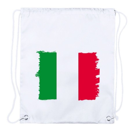 MOCHILA DE CUERDAS (SELECCIONE CANTIDAD) BANDERA DE ITALIA ROMA playa piscina excursion