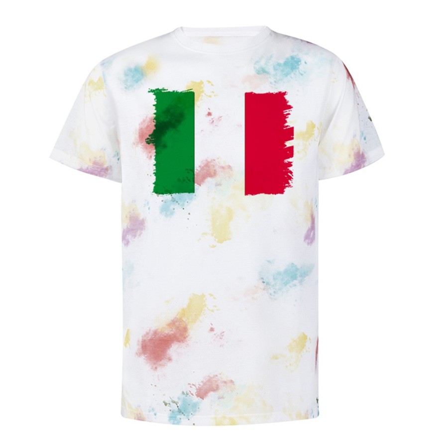 CAMISETA MARCAS COLORES BANDERA DE ITALIA ROMA personalizada