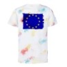 CAMISETA MARCAS COLORES BANDERA UNION EUROPEA personalizada