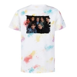 CAMISETA MARCAS COLORES BTS...