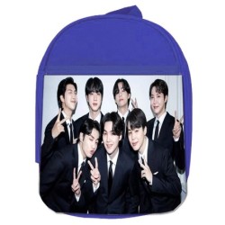 MOCHILA AZUL BTS grupo gala...