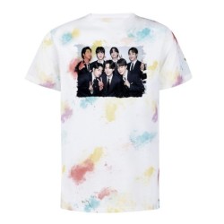 CAMISETA MARCAS COLORES BTS...