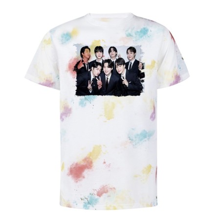 CAMISETA MARCAS COLORES BTS grupo gala fan meeting japon cantantes personalizada