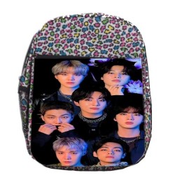 MOCHILA LUNARES ESTAMPADO BTS music bank world tour KCON gira mundial escolar personalizado picnic excursión deporte