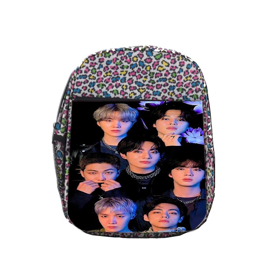 MOCHILA LUNARES ESTAMPADO BTS music bank world tour KCON gira mundial escolar personalizado picnic excursión deporte