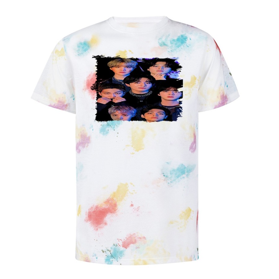 CAMISETA MARCAS COLORES BTS music bank world tour KCON gira mundial personalizada