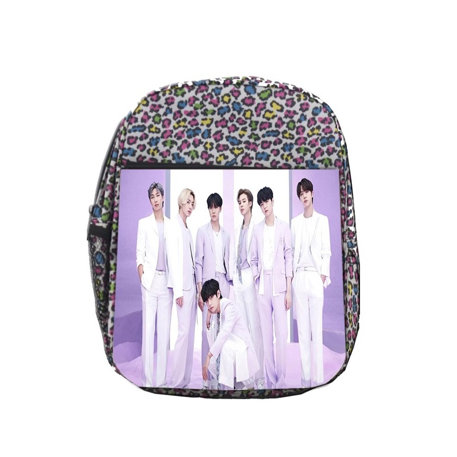 MOCHILA LUNARES ESTAMPADO Run BTS Born singer no more dream N.O escolar personalizado picnic excursión deporte