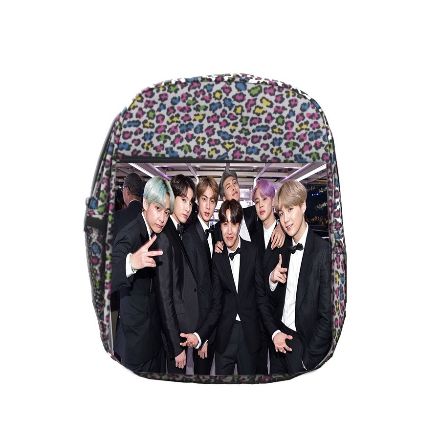 MOCHILA LUNARES ESTAMPADO BTS GALA MAP OF THE SOUL KPOP escolar personalizado picnic excursión deporte