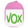 MOCHILA ROSA LOGO PARTIDO VOX DERECHA POLITICA escolar personalizado picnic excursión deporte