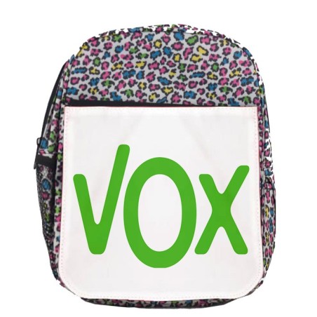 MOCHILA LUNARES ESTAMPADO LOGO PARTIDO VOX DERECHA POLITICA escolar personalizado picnic excursión deporte