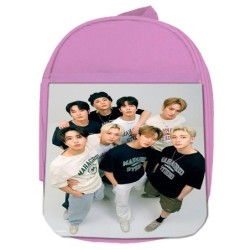 MOCHILA ROSA Stray kids SKZ...