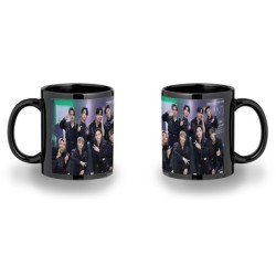 TAZA COMPLETAMENTE NEGRA Stray kids Love Untold rock hip-hop deep end personalizada