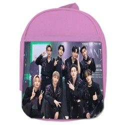 MOCHILA ROSA Stray kids...