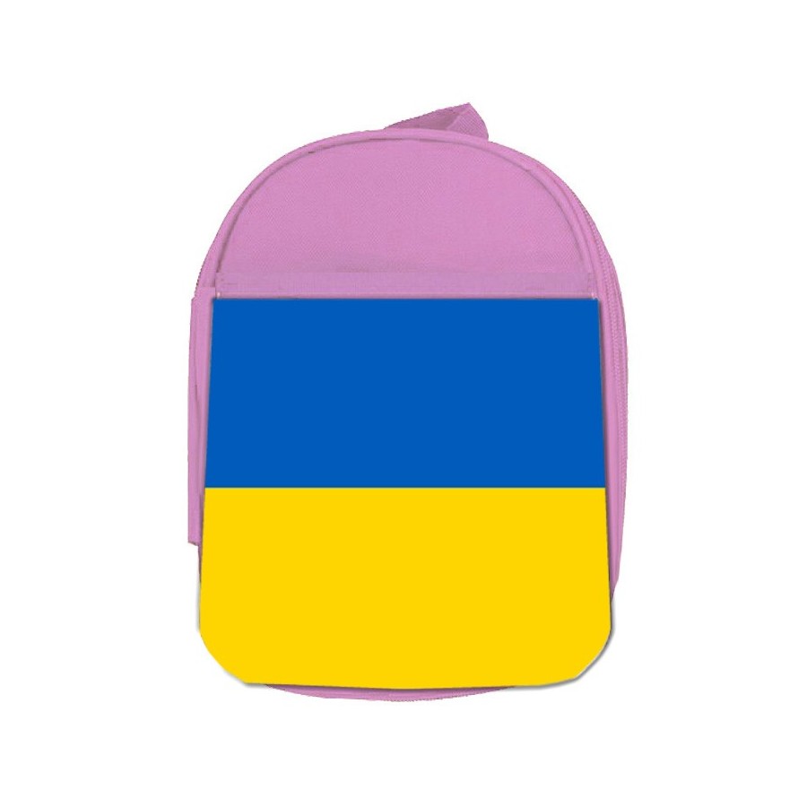 MOCHILA ROSA bandera de Ucrania unidad patria paz escolar personalizado picnic excursión deporte