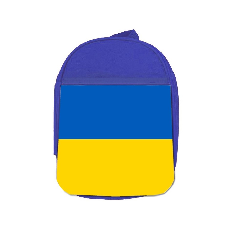 MOCHILA AZUL bandera de Ucrania unidad patria paz escolar personalizado picnic excursión deporte