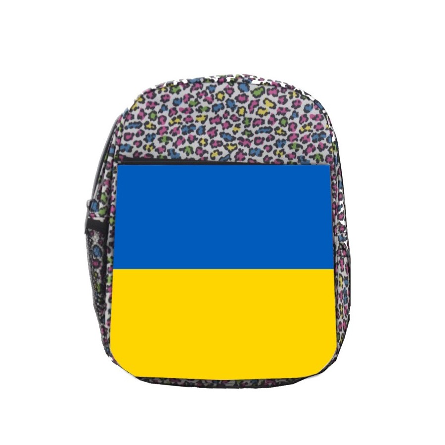 MOCHILA LUNARES ESTAMPADO bandera de Ucrania unidad patria paz escolar personalizado picnic excursión deporte